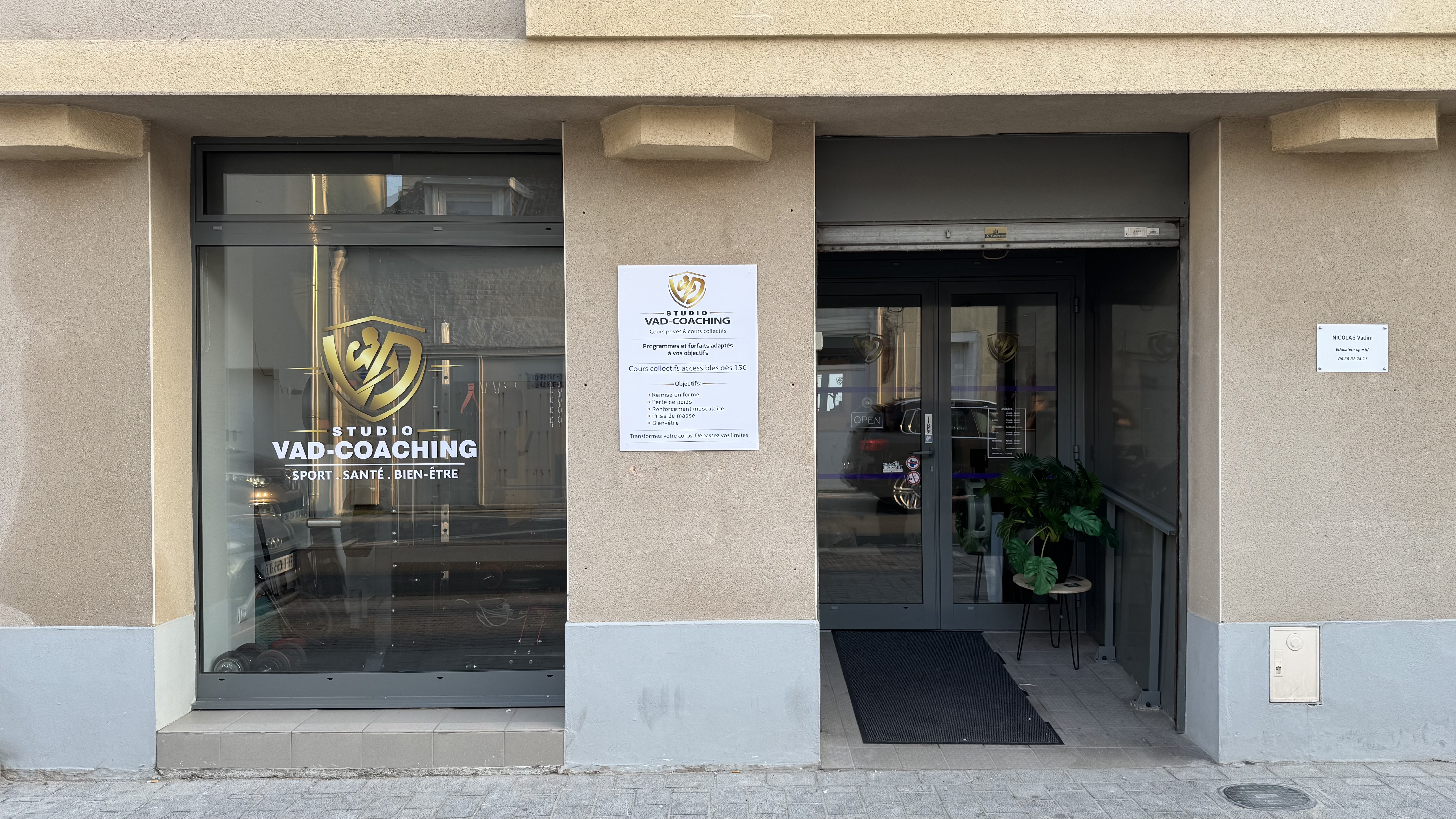 Devanture du Studio VAD Coaching